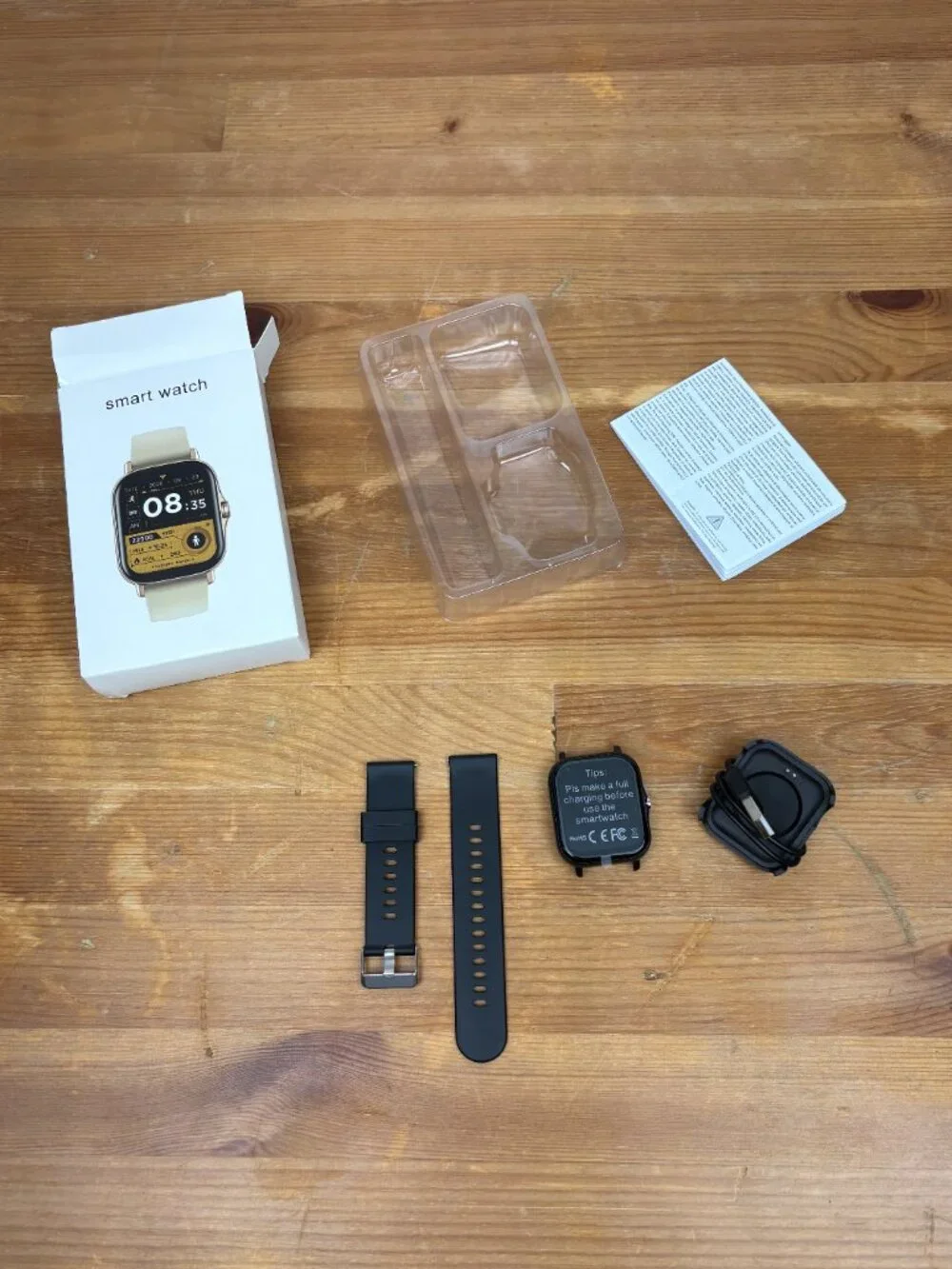Smart Watch Fitness Tracker black Android IOS Bluetooth Unisex New